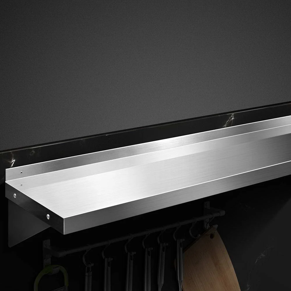 Stainless Steel Wall Shelving & Display - 1800mm - Image 4
